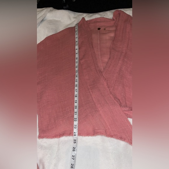 Free People One Azalea Kimono Dusty Rose XS/S - Picture 10 of 11